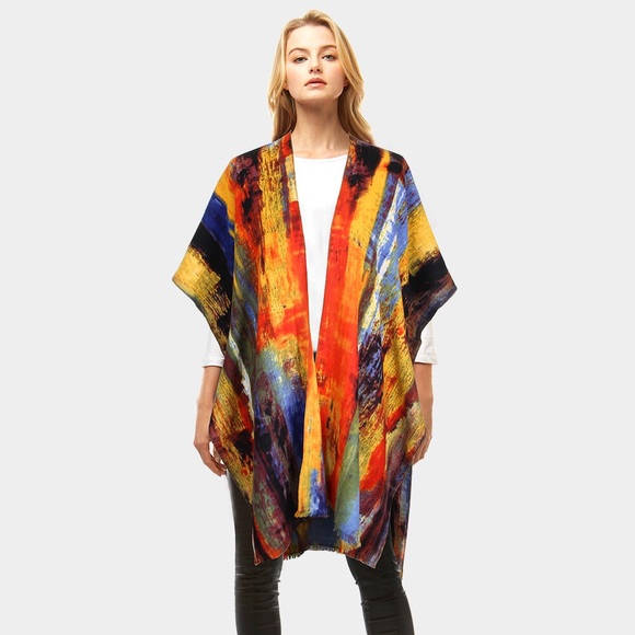 faux cashmere wrap